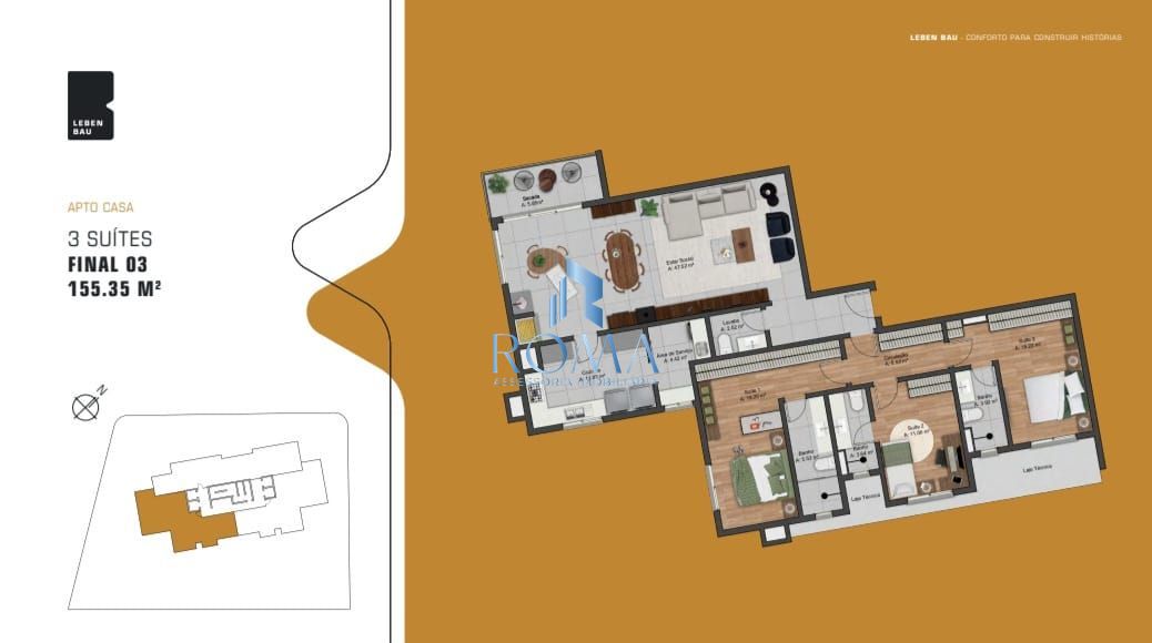 Apartamento, 3 quartos, 155 m² - Foto 6