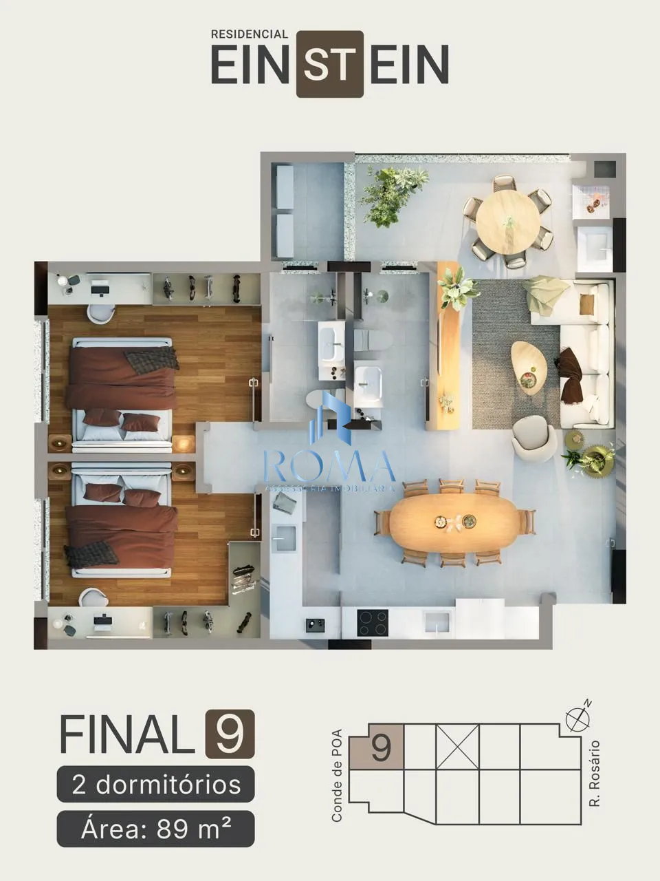 Apartamento, 2 quartos, 89 m² - Foto 2