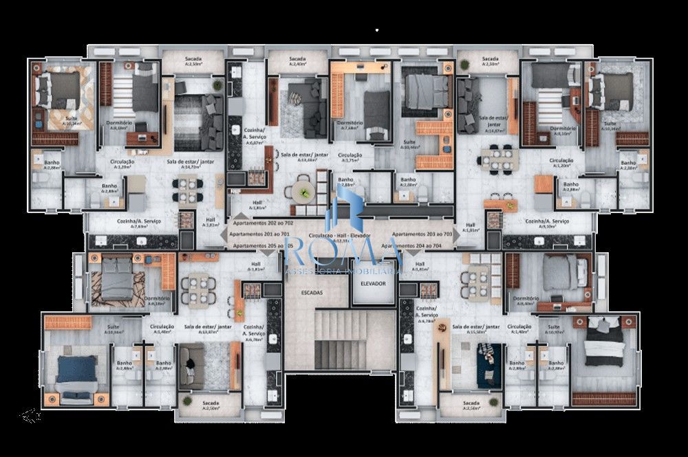 Apartamento, 2 quartos, 59 m² - Foto 13