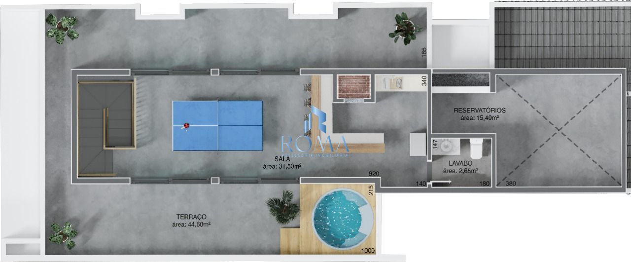 Cobertura, 2 quartos, 190 m² - Foto 3