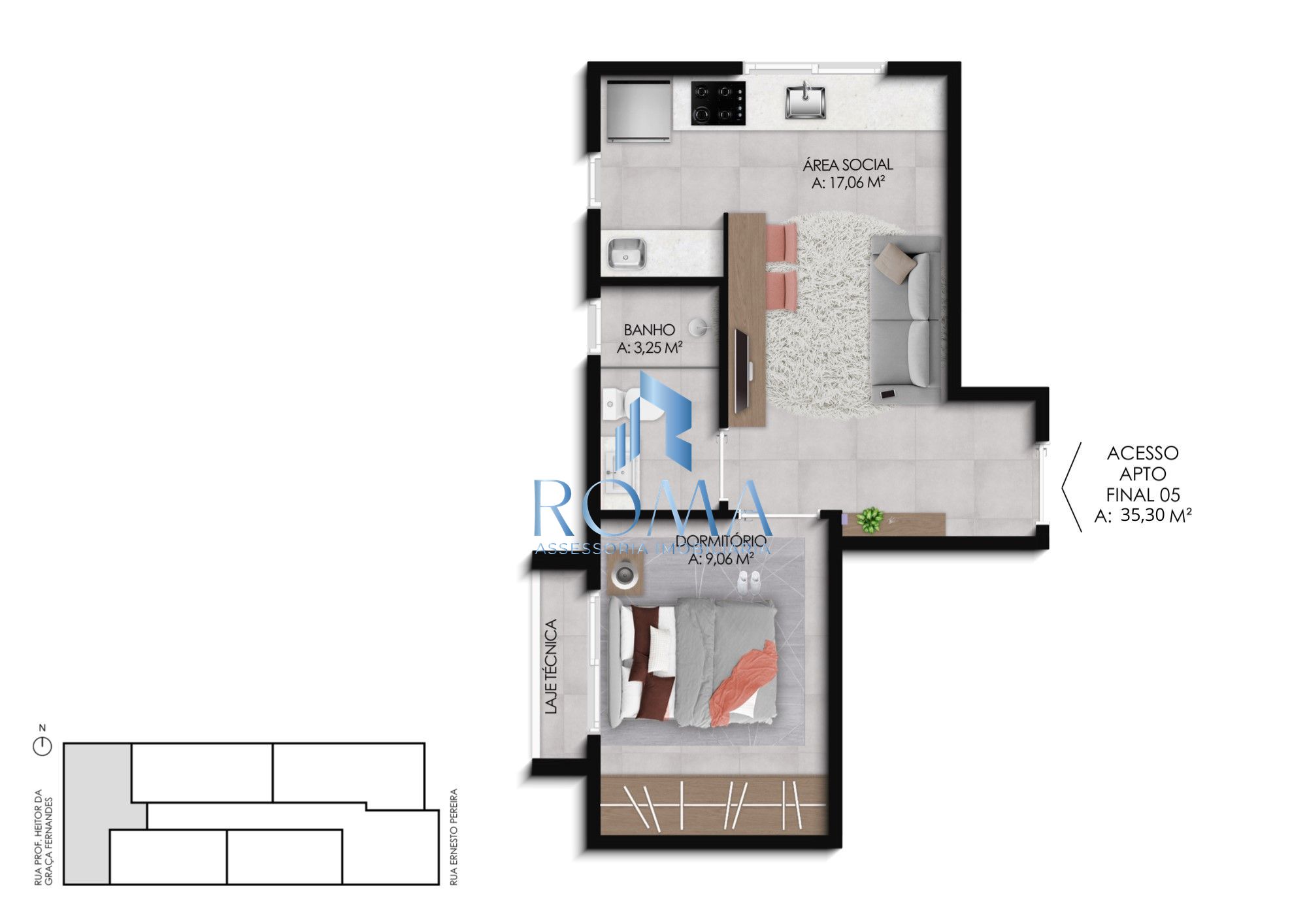 Apartamento, 1 quarto, 35 m² - Foto 18