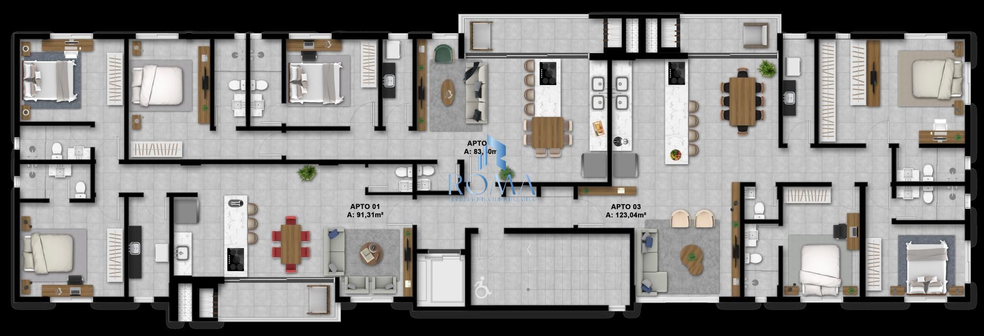 Apartamento, 2 quartos, 83 m² - Foto 6