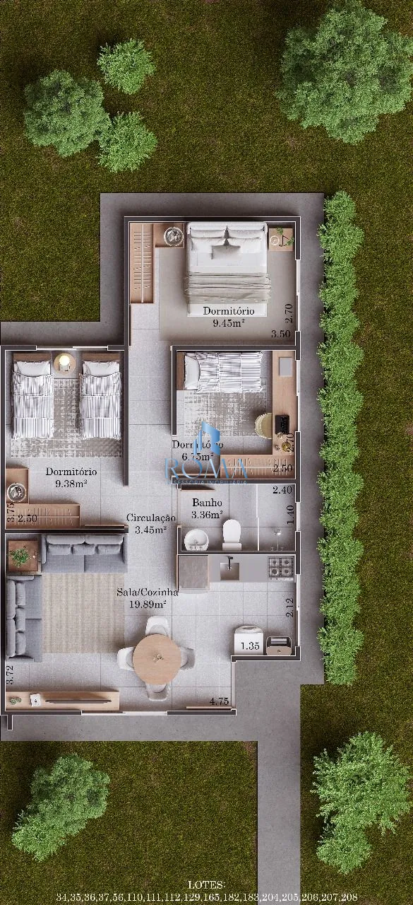 Casa, 3 quartos, 57 m² - Foto 5