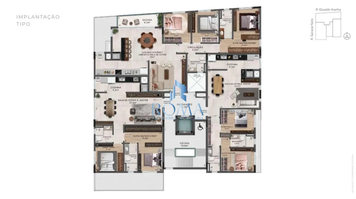 Apartamento, 2 quartos, 74 m² - Foto 4