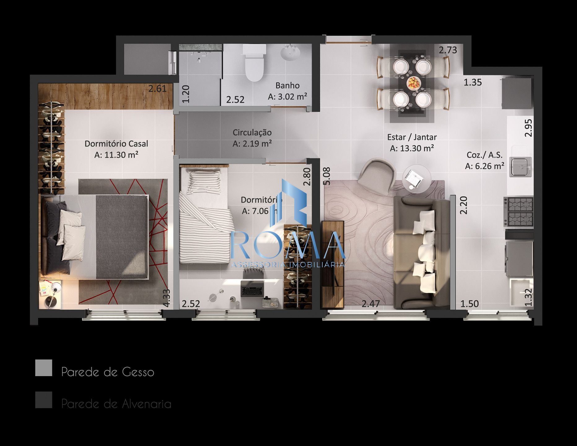 Apartamento, 2 quartos, 47 m² - Foto 6