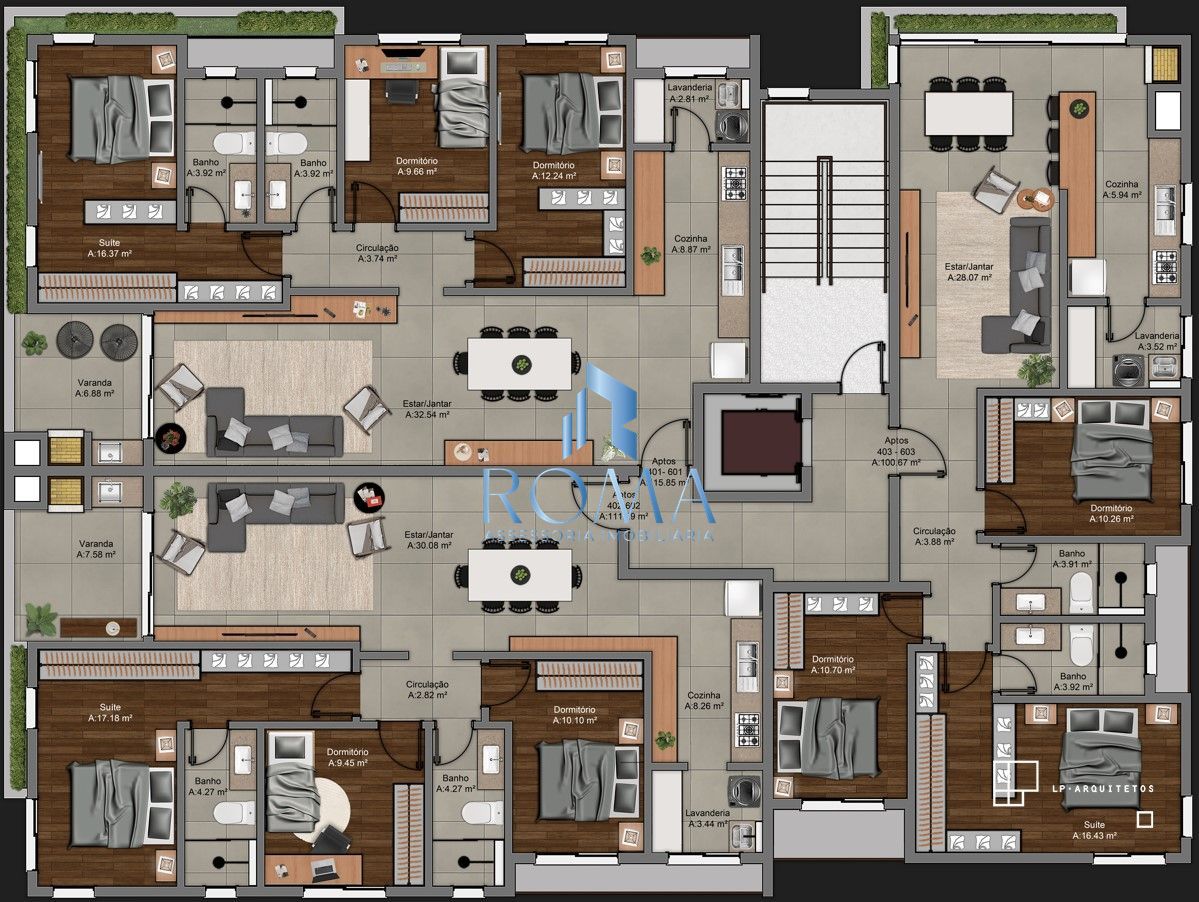 Apartamento, 3 quartos, 111 m² - Foto 2