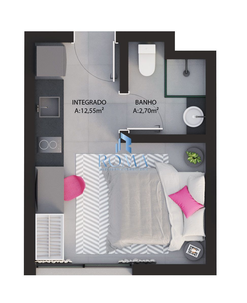 Apartamento, 1 quarto, 25 m² - Foto 20