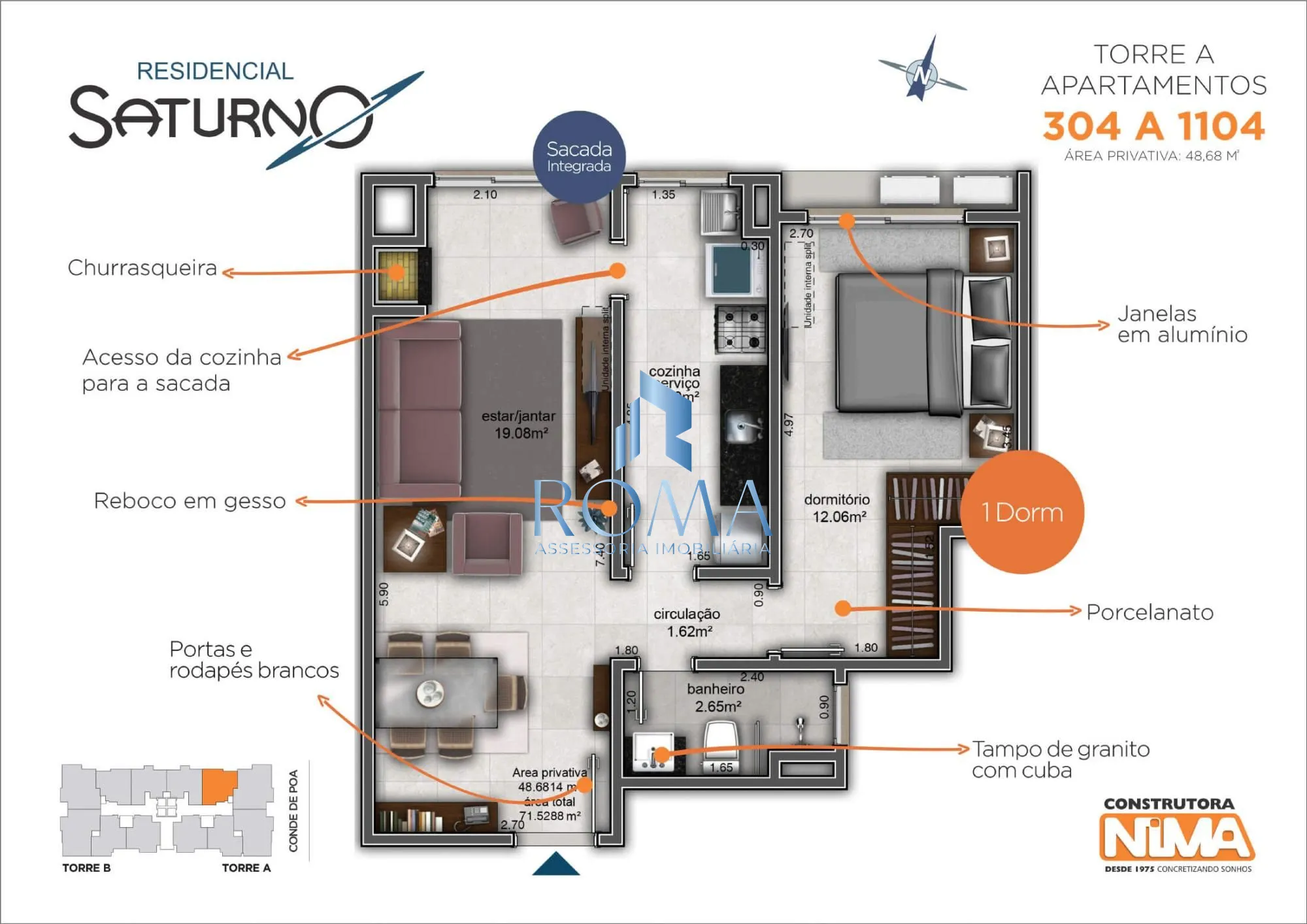 Apartamento, 1 quarto, 50 m² - Foto 20