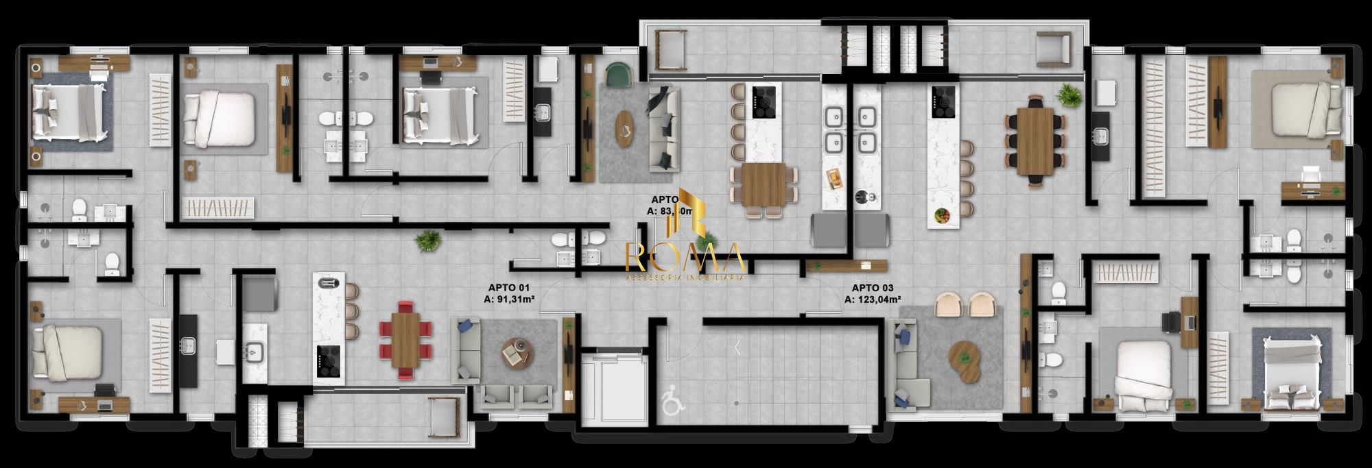 Apartamento, 2 quartos, 83 m² - Foto 6
