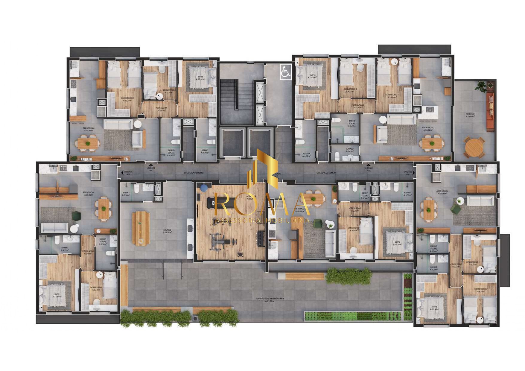 Apartamento, 2 quartos, 79 m² - Foto 2