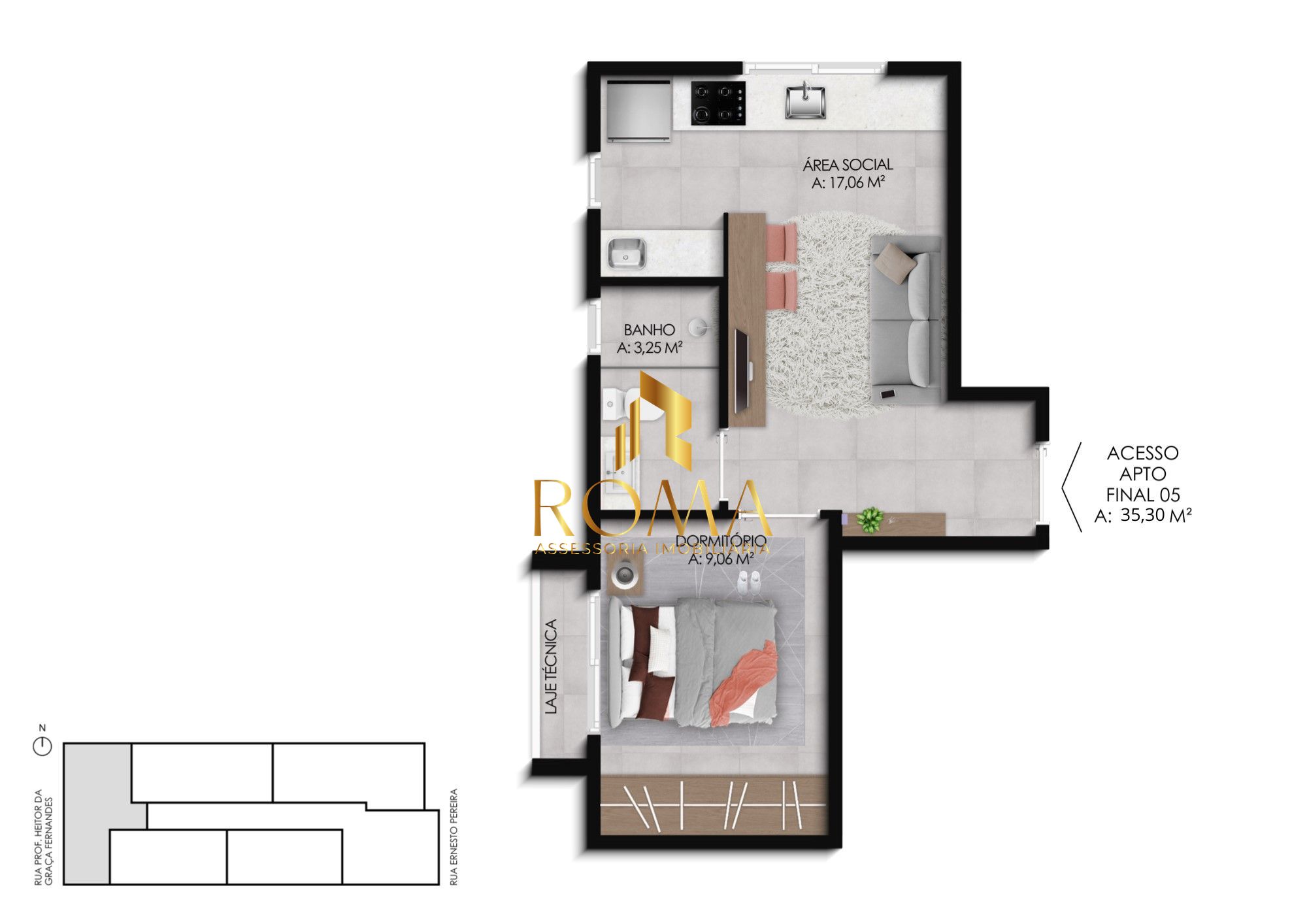Apartamento, 1 quarto, 35 m² - Foto 18
