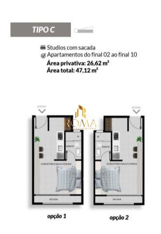 Apartamento, 1 quarto, 26 m² - Foto 4