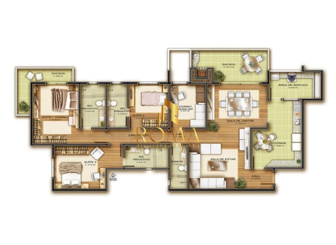 Apartamento, 3 quartos, 186 m² - Foto 26