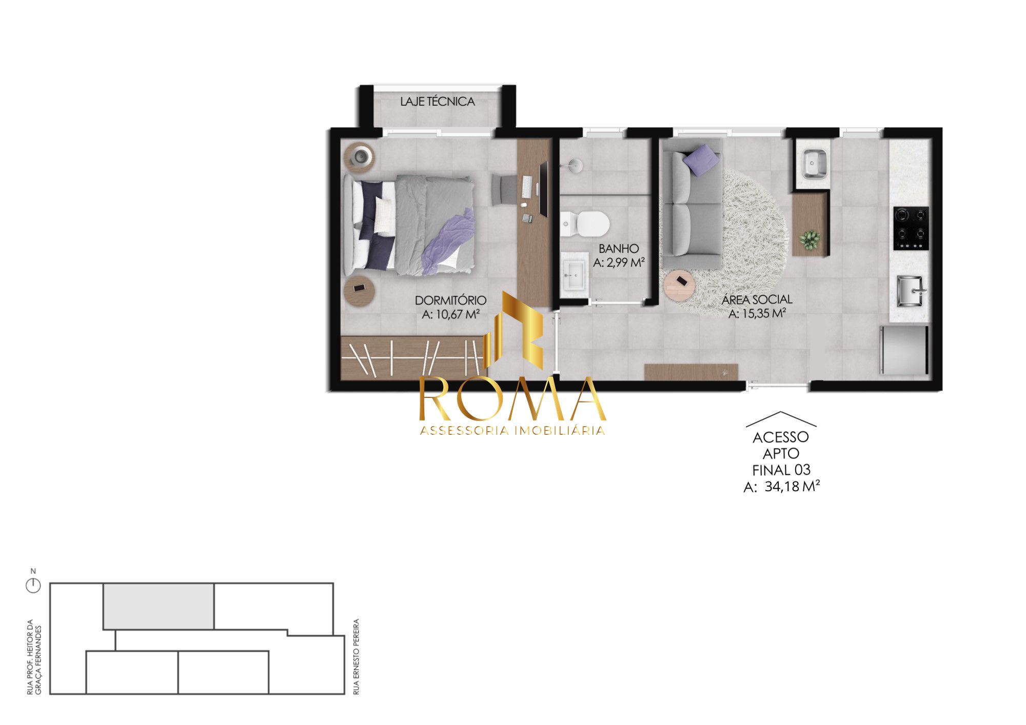 Apartamento, 1 quarto, 49 m² - Foto 18