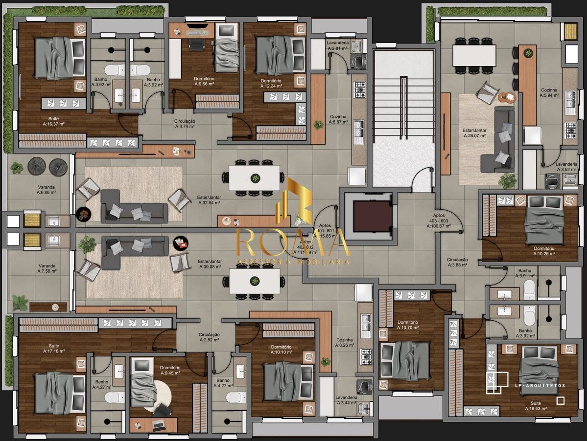 Apartamento, 3 quartos, 115 m² - Foto 2