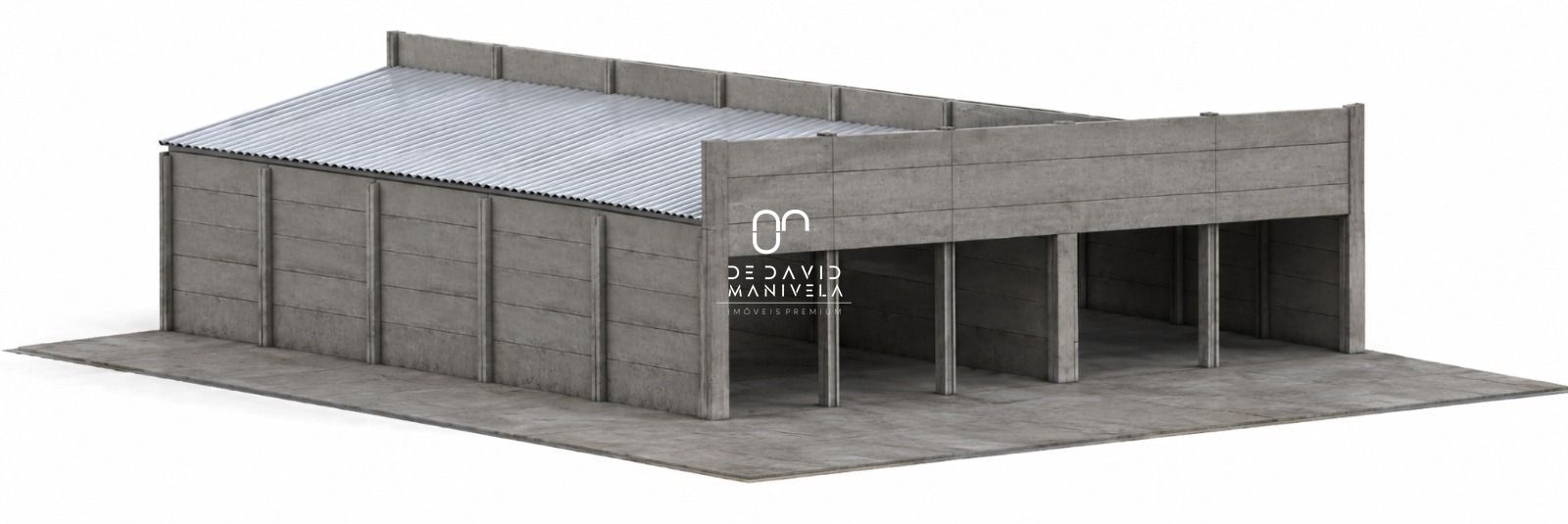 Pavilhão em construção para locação em santa maria