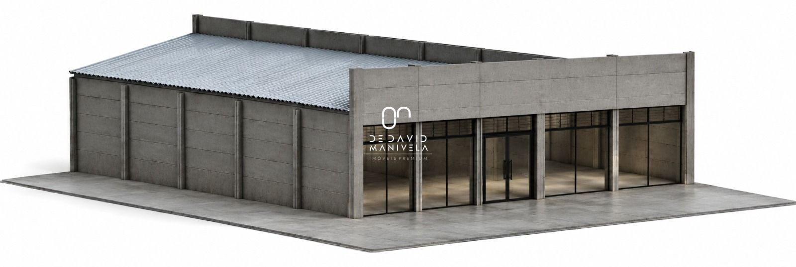 Pavilhão em construção para locação em Santa Maria