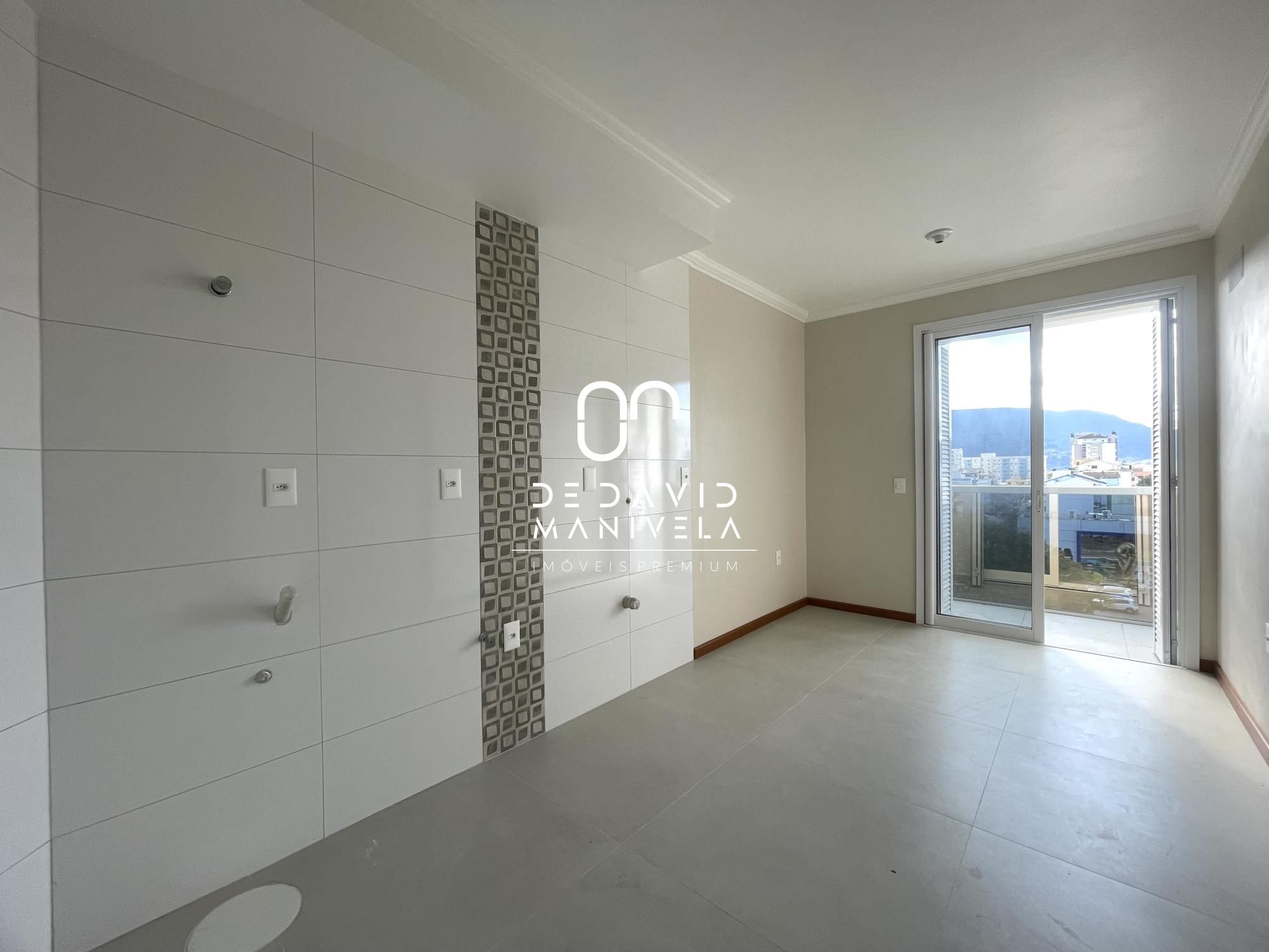 Apartamento novo em camobi, 1 suíte, sacada com churrasqueir