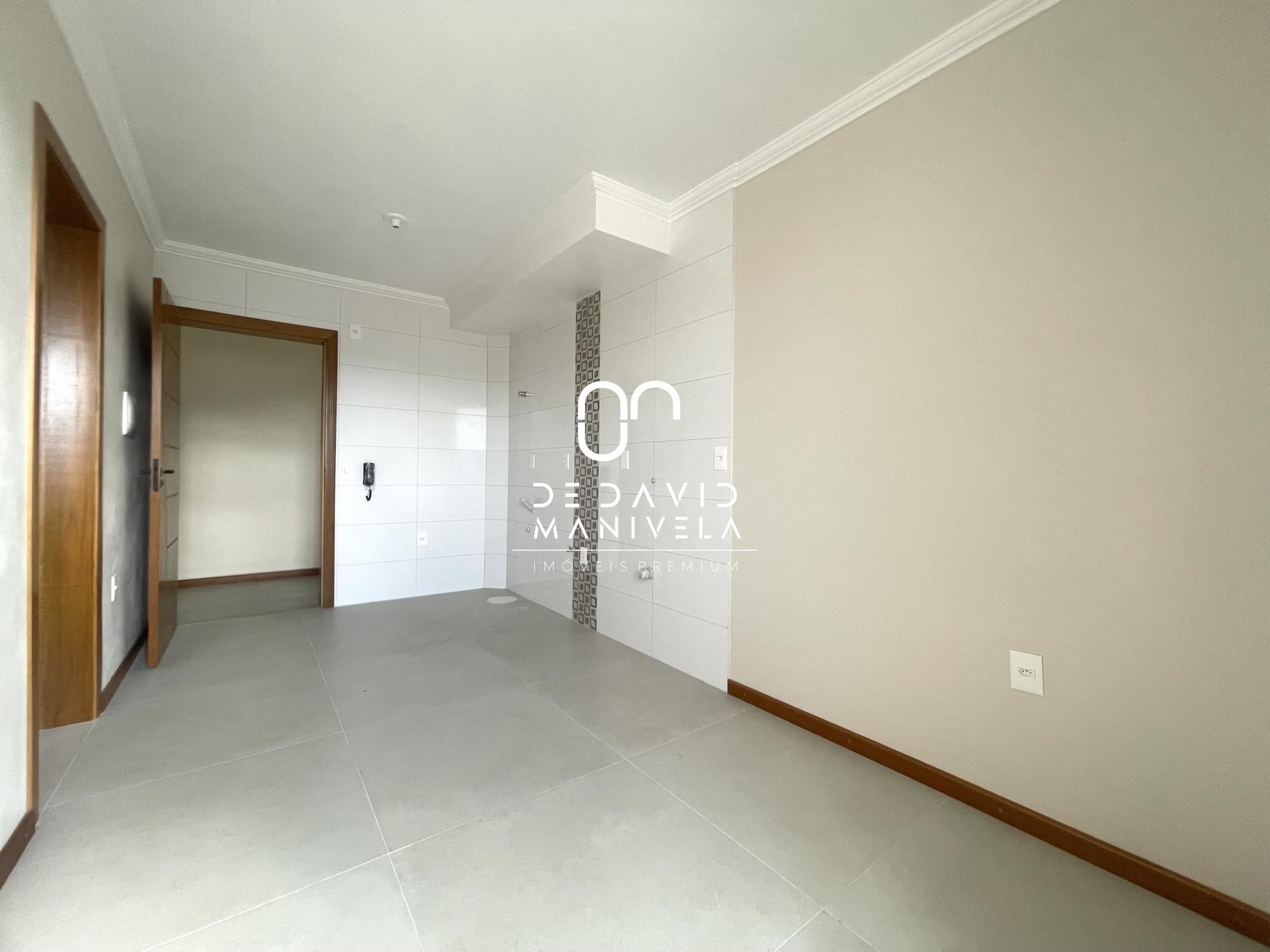 Apartamento novo em camobi, 1 suíte, sacada com churrasqueir