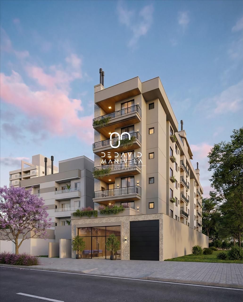 Apartamento em construção em camobi, 2 suítes