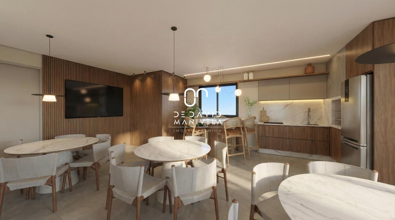Apartamento de 1 dormitório, sacada com churrasqueira em cam