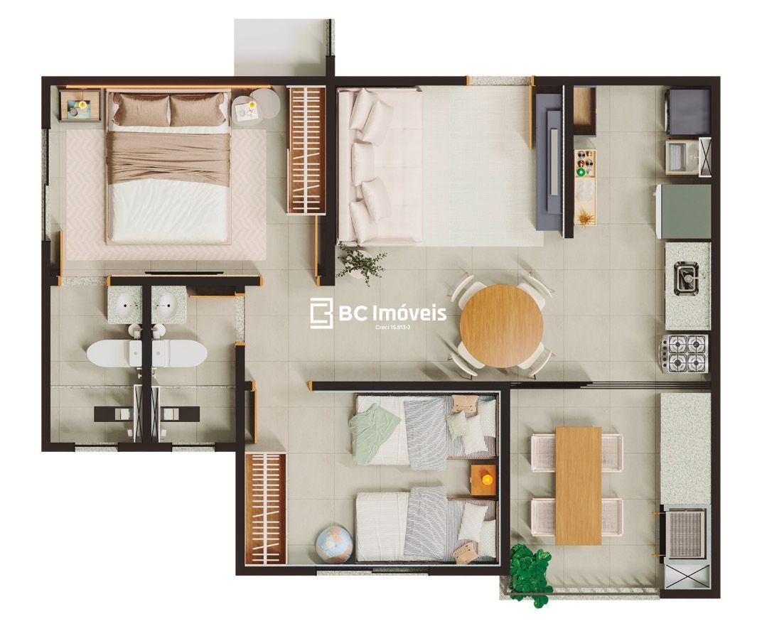 Apartamento, 2 quartos, 55 m² - Foto 34