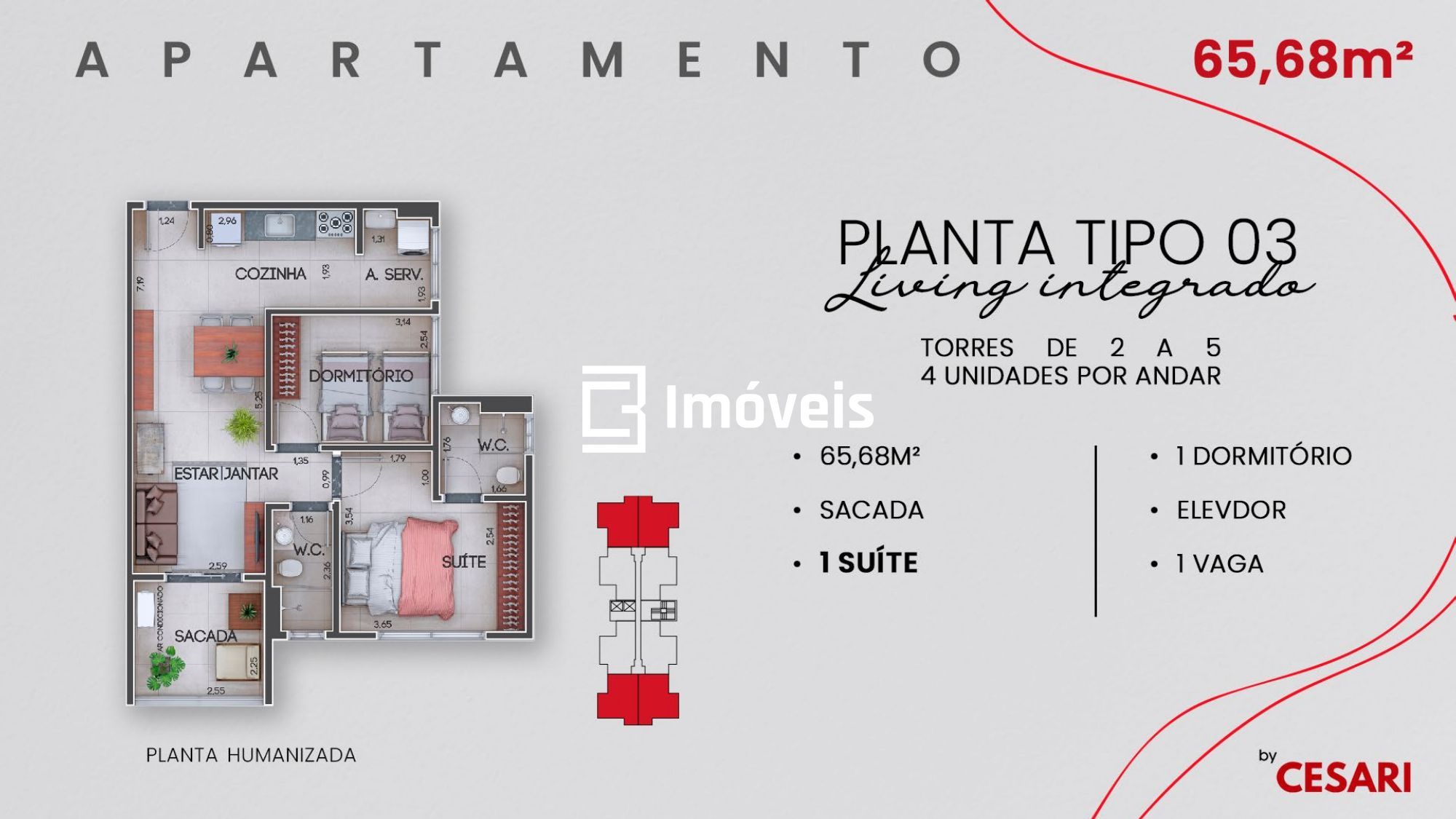 Apartamento à venda com 2 quartos, 65m² - Foto 16