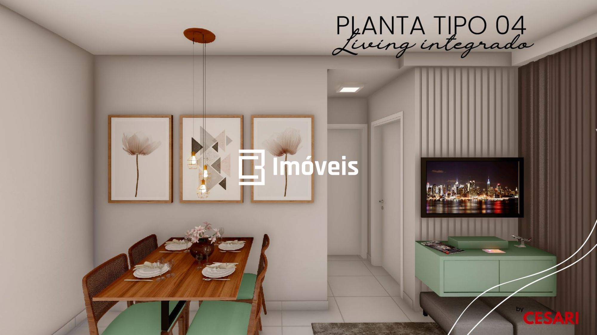 Apartamento à venda com 2 quartos, 65m² - Foto 4