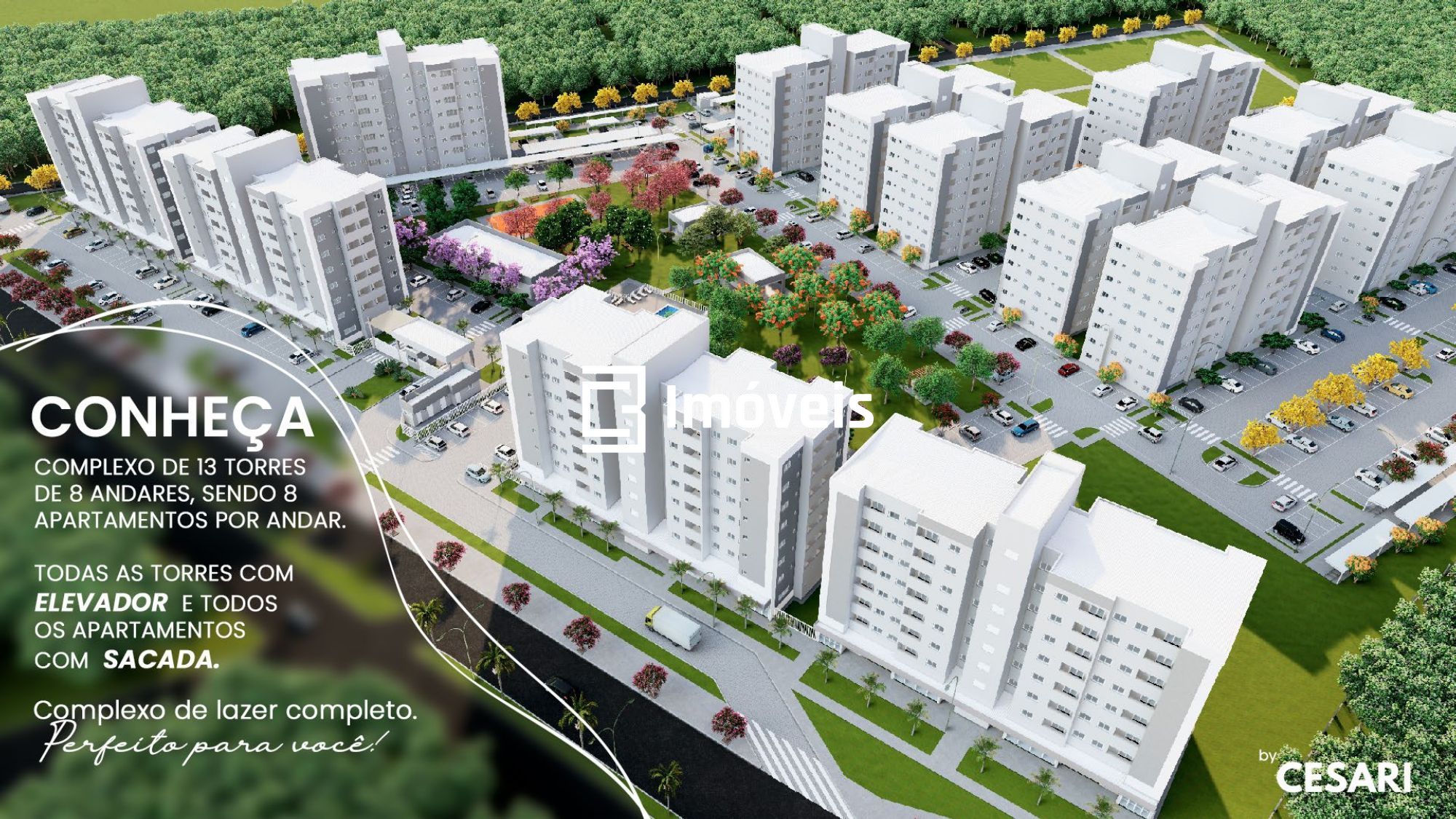 Apartamento à venda com 2 quartos, 65m² - Foto 1