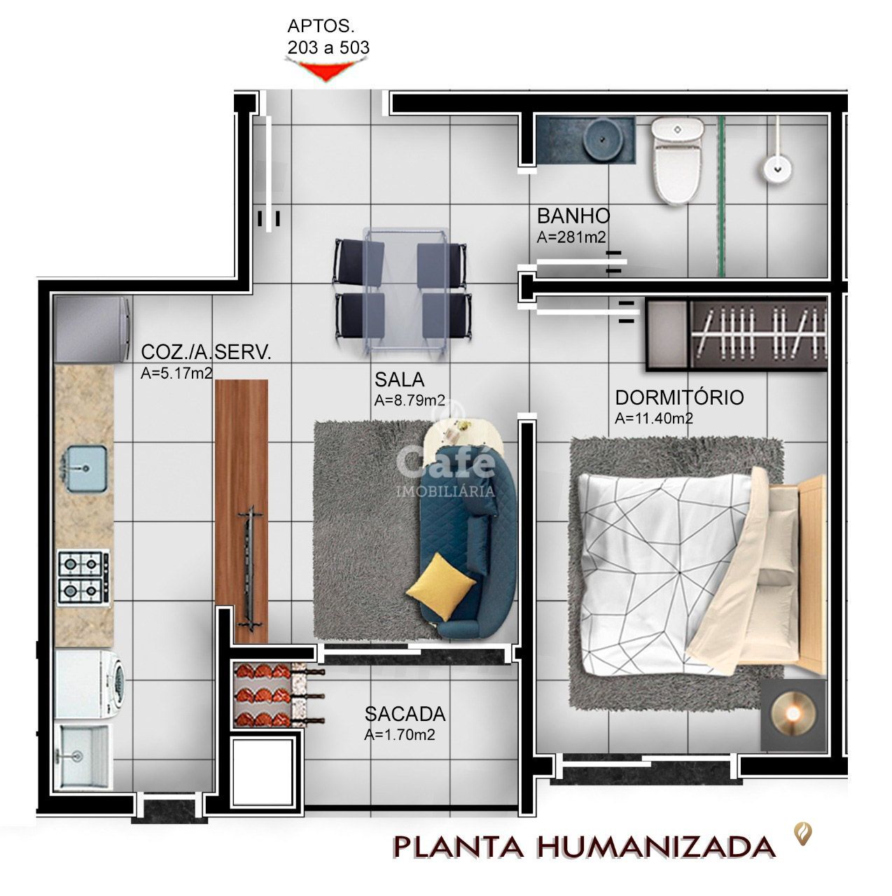 Apartamento à venda com 2 quartos, 60m² - Foto 15