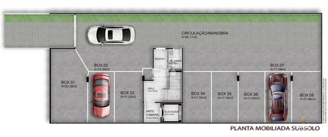 Apartamento à venda com 1 quarto, 43m² - Foto 3