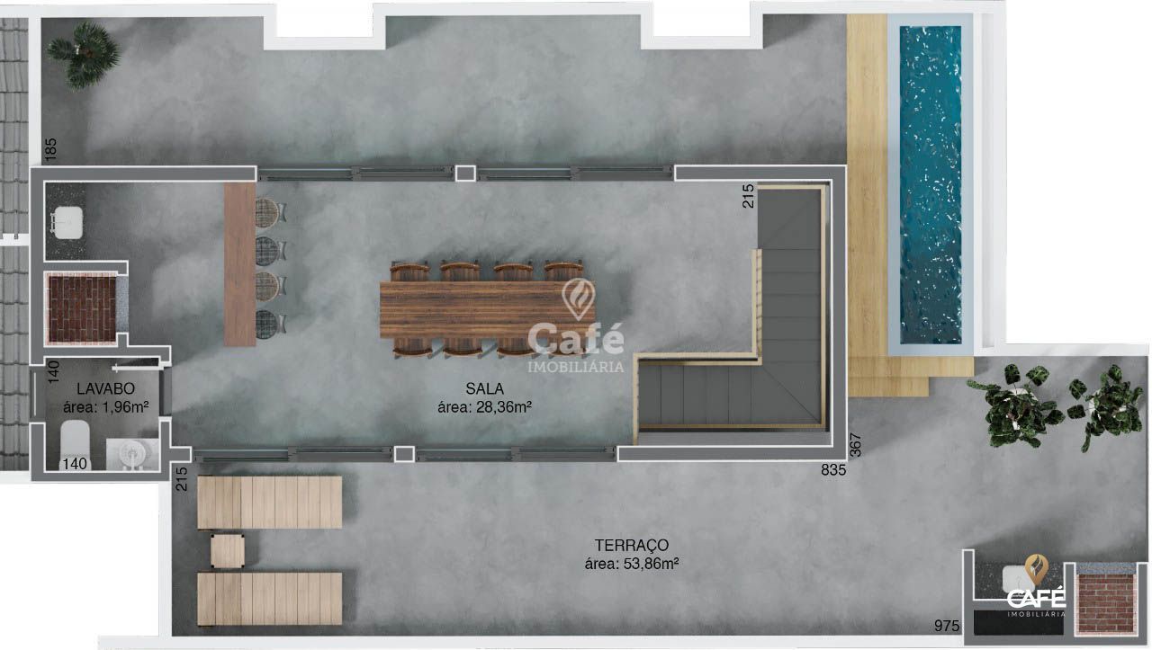 Apartamento à venda com 3 quartos, 96m² - Foto 2