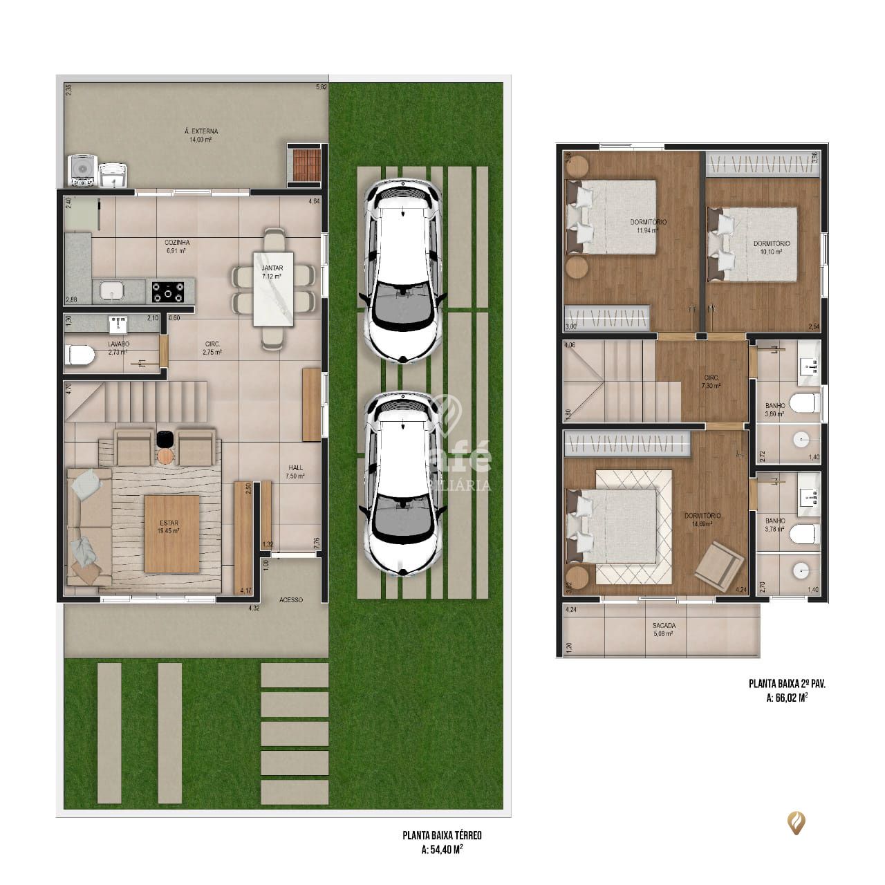 Casa, 3 quartos, 130 m² - Foto 2