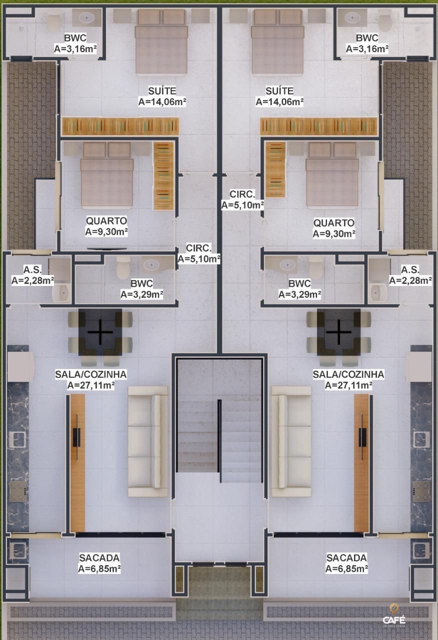 Apartamento à venda com 2 quartos, 88m² - Foto 4