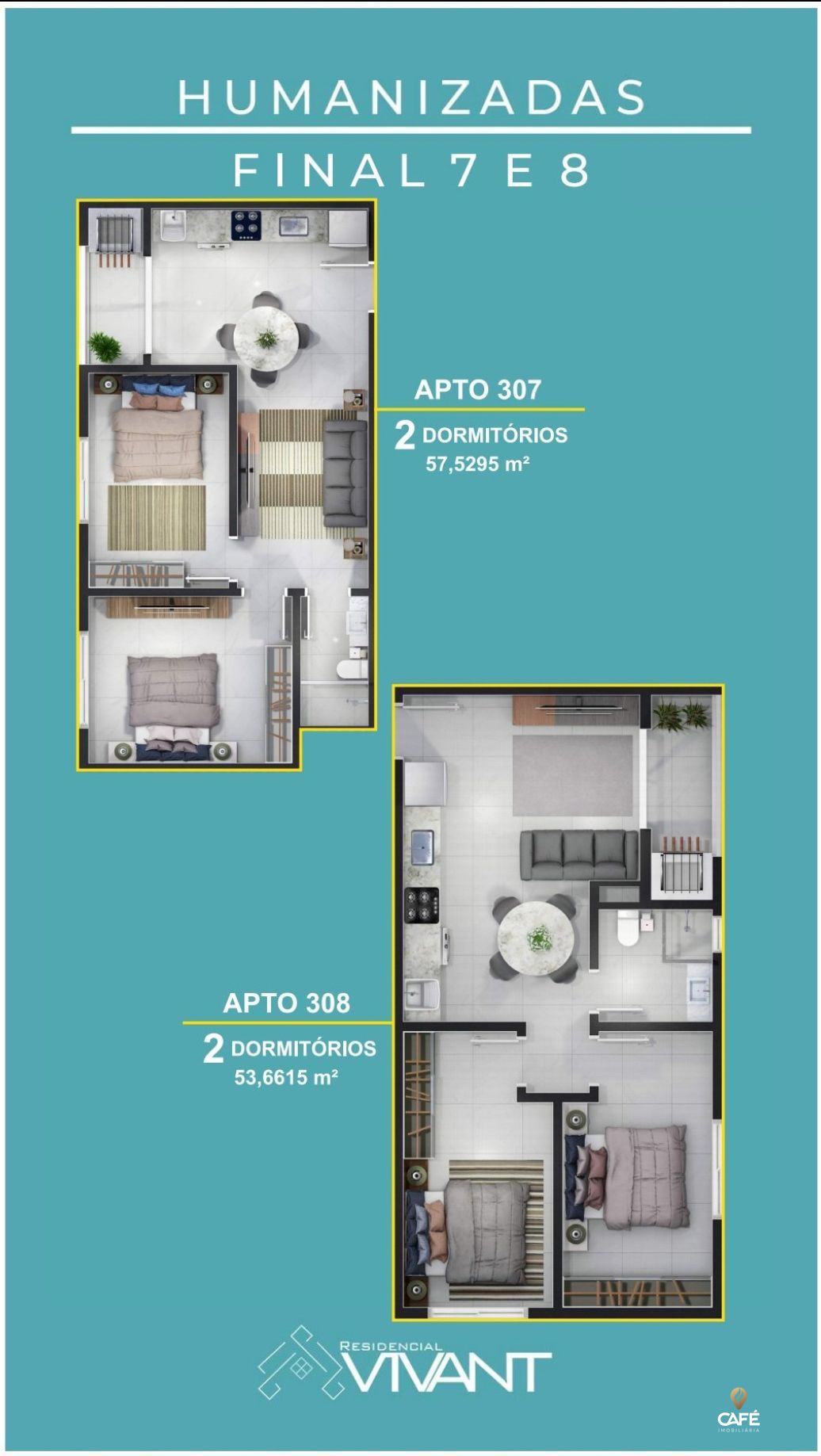 Apartamento à venda com 2 quartos, 53m² - Foto 8