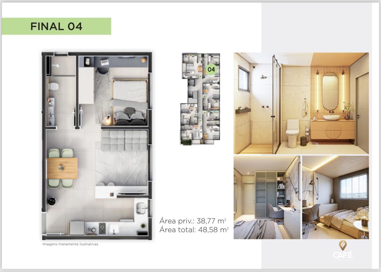 Apartamento, 1 quarto, 38 m² - Foto 4