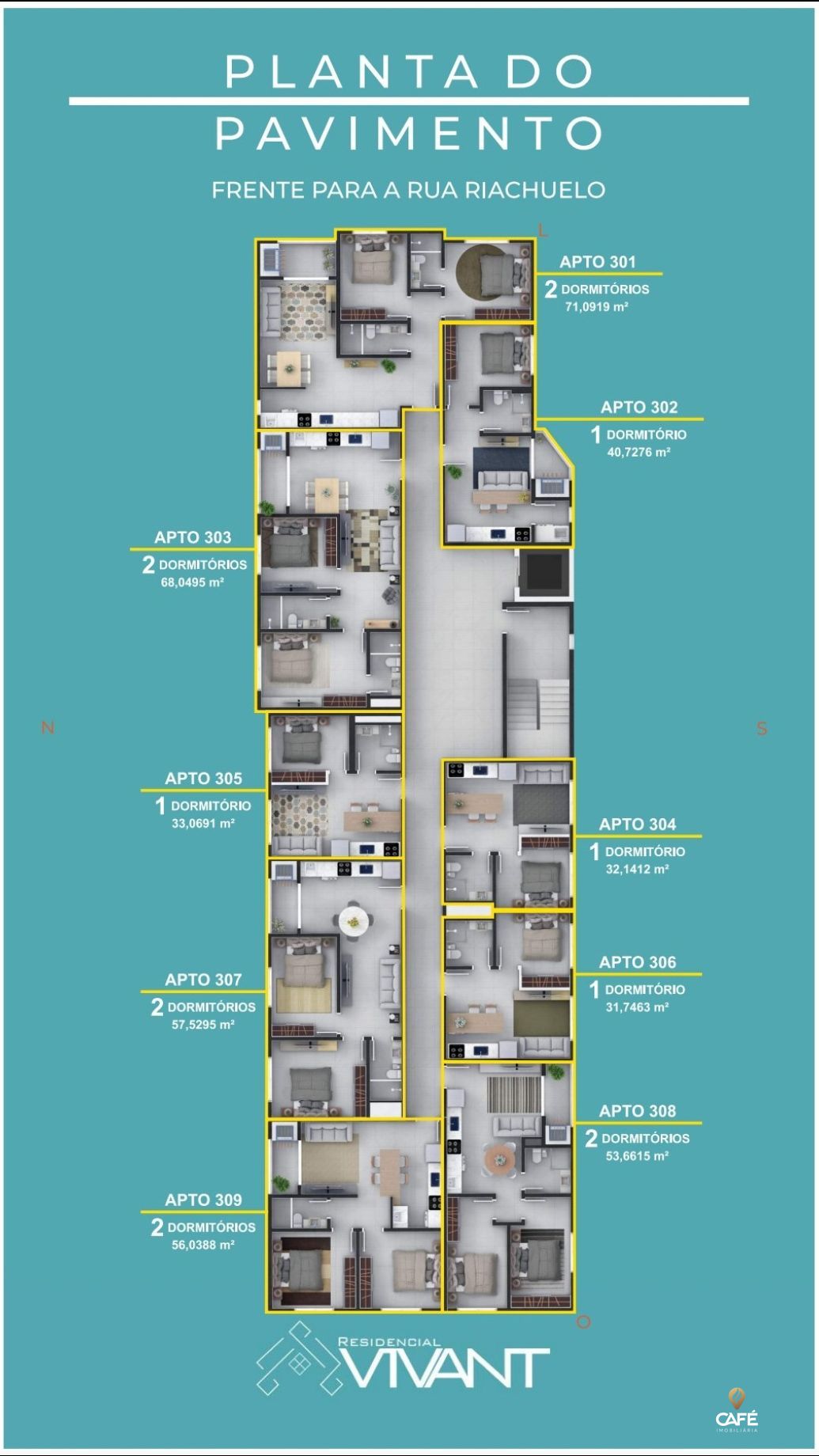 Apartamento à venda com 2 quartos, 53m² - Foto 10