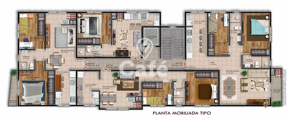 Cobertura, 3 quartos, 237 m² - Foto 4