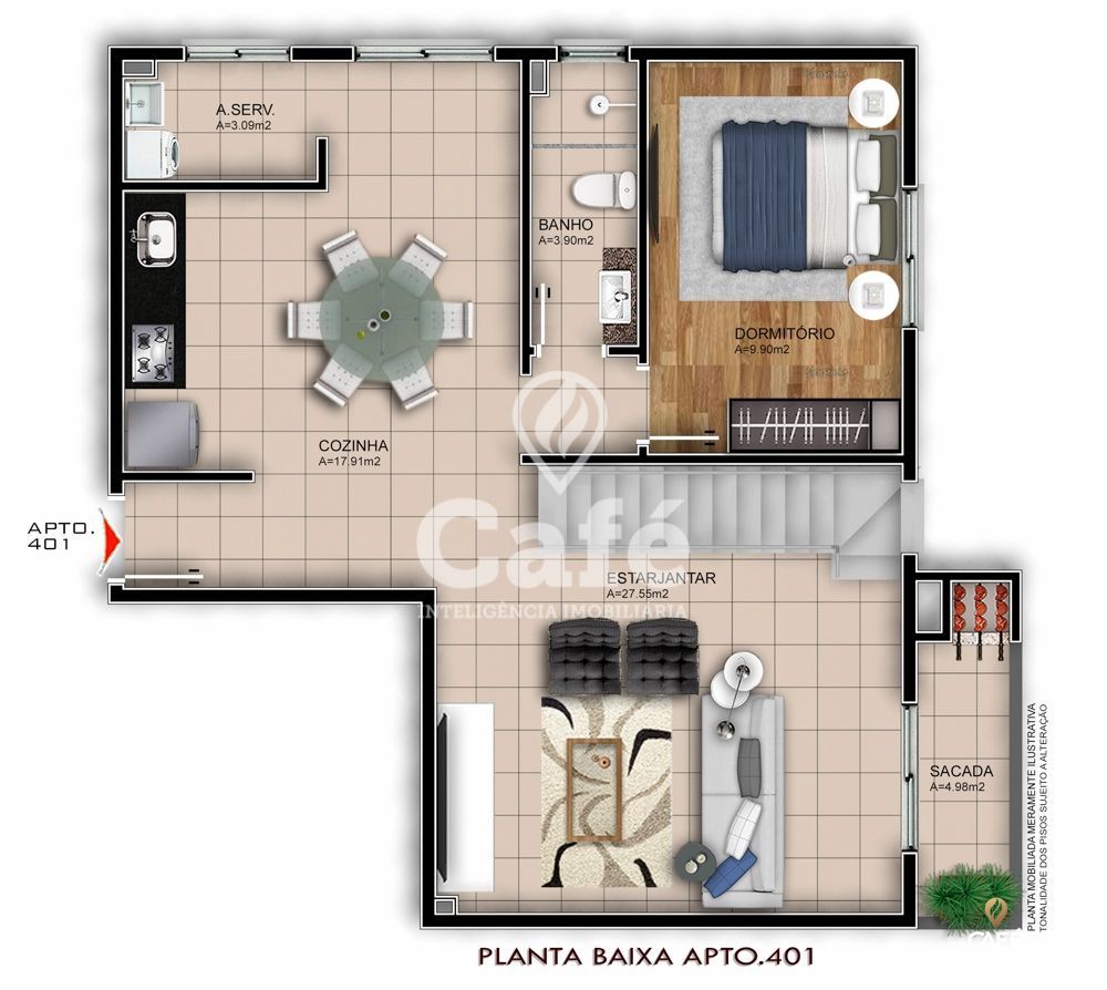 Cobertura, 3 quartos, 237 m² - Foto 2