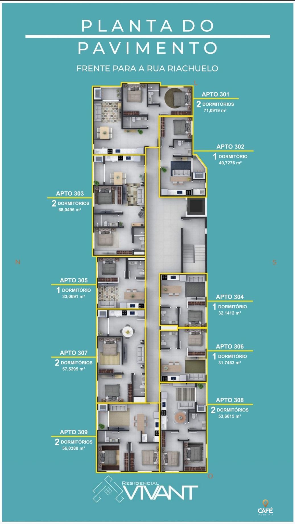 Apartamento à venda com 2 quartos, 53m² - Foto 11