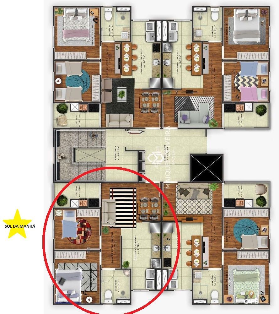 Apartamento à venda e aluguel com 2 quartos, 52m² - Foto 4