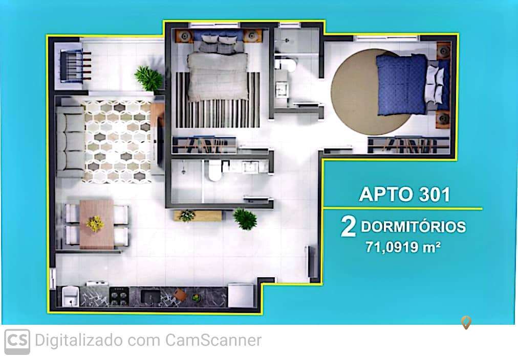 Apartamento à venda com 2 quartos, 68m² - Foto 8