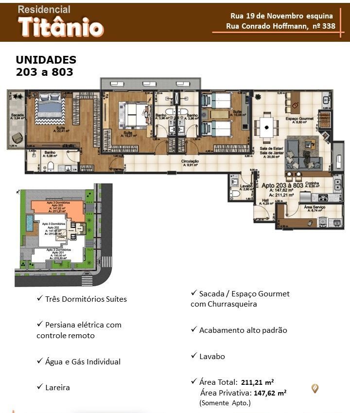 Apartamento à venda com 3 quartos, 150m² - Foto 7