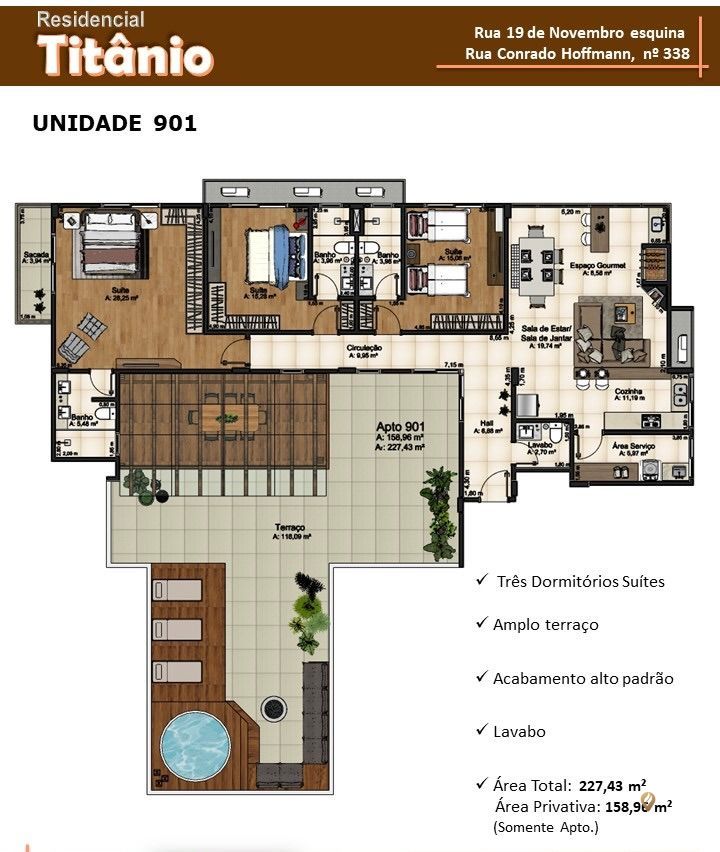 Apartamento à venda com 3 quartos, 150m² - Foto 6