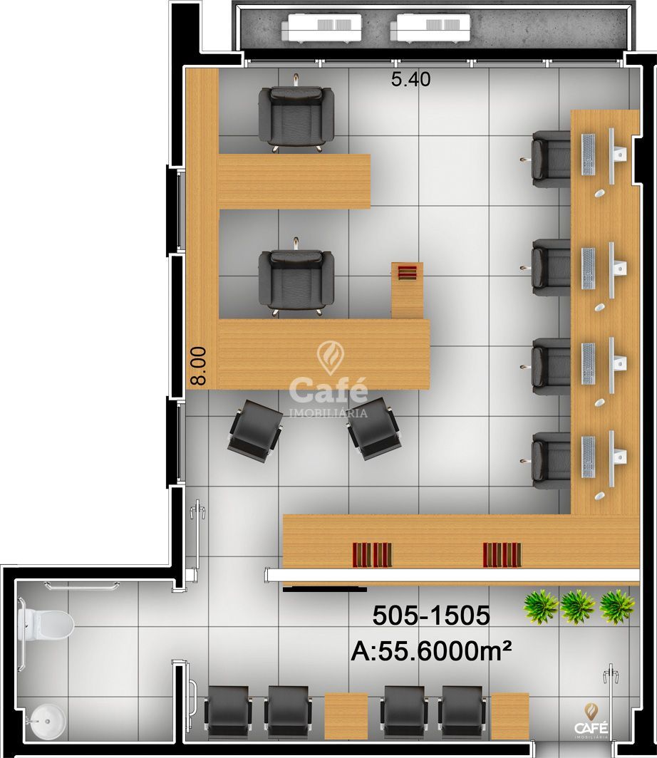 Sala-Conjunto, 55 m² - Foto 11