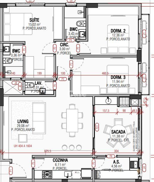 Apartamento à venda com 3 quartos, 120m² - Foto 2