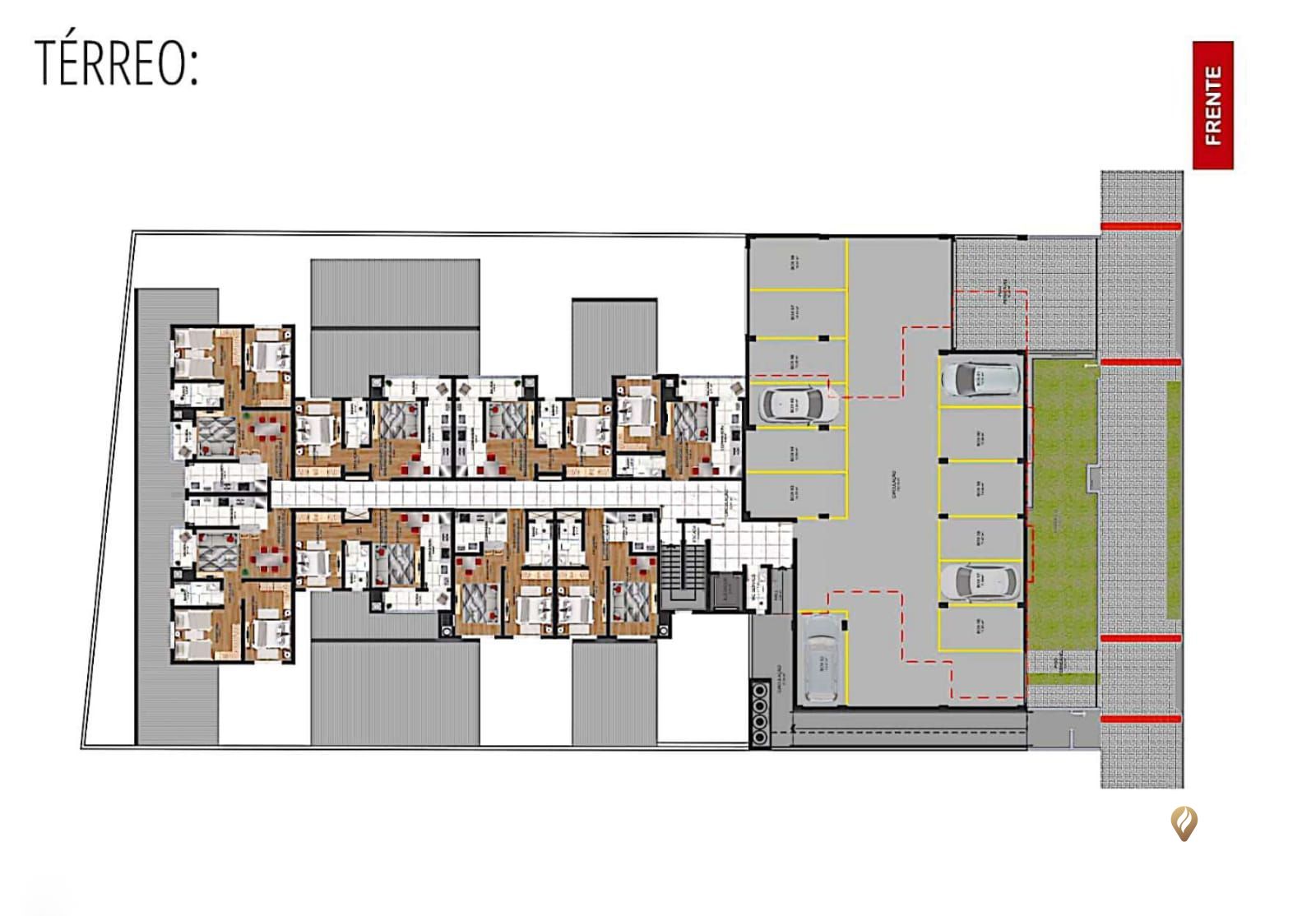 Apartamento à venda com 2 quartos, 59m² - Foto 4