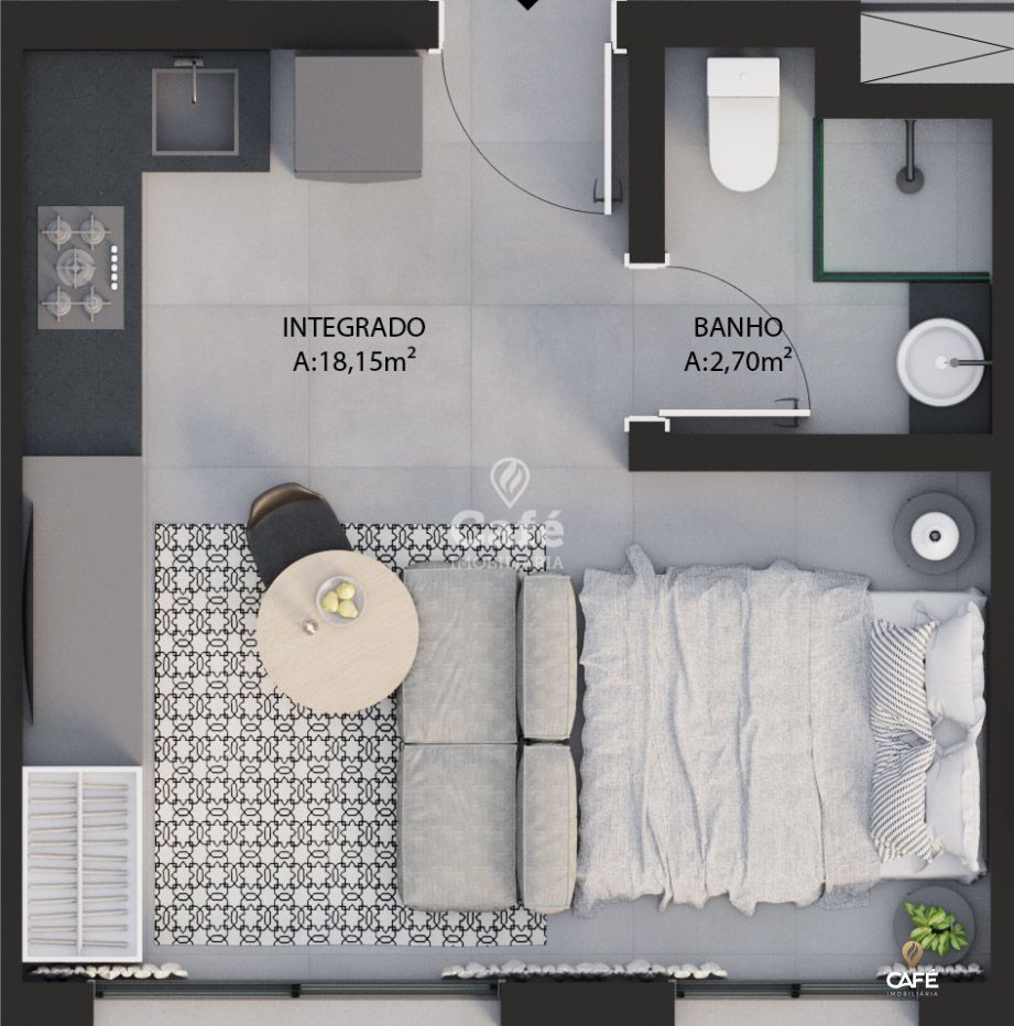 Apartamento, 1 quarto, 25 m² - Foto 30