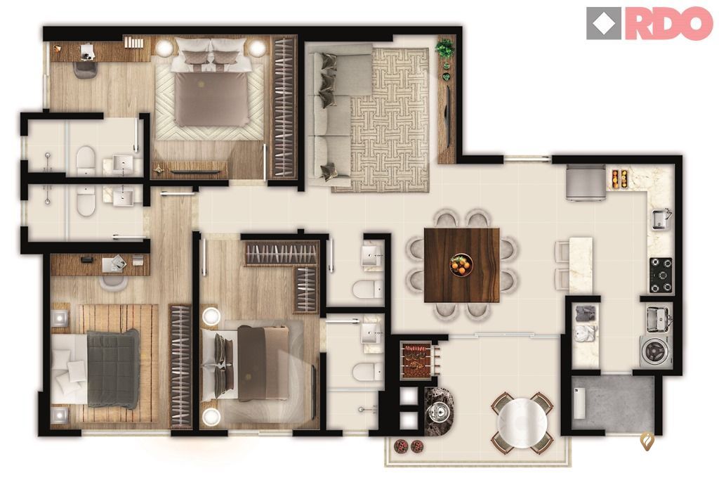 Apartamento à venda com 3 quartos, 118m² - Foto 21