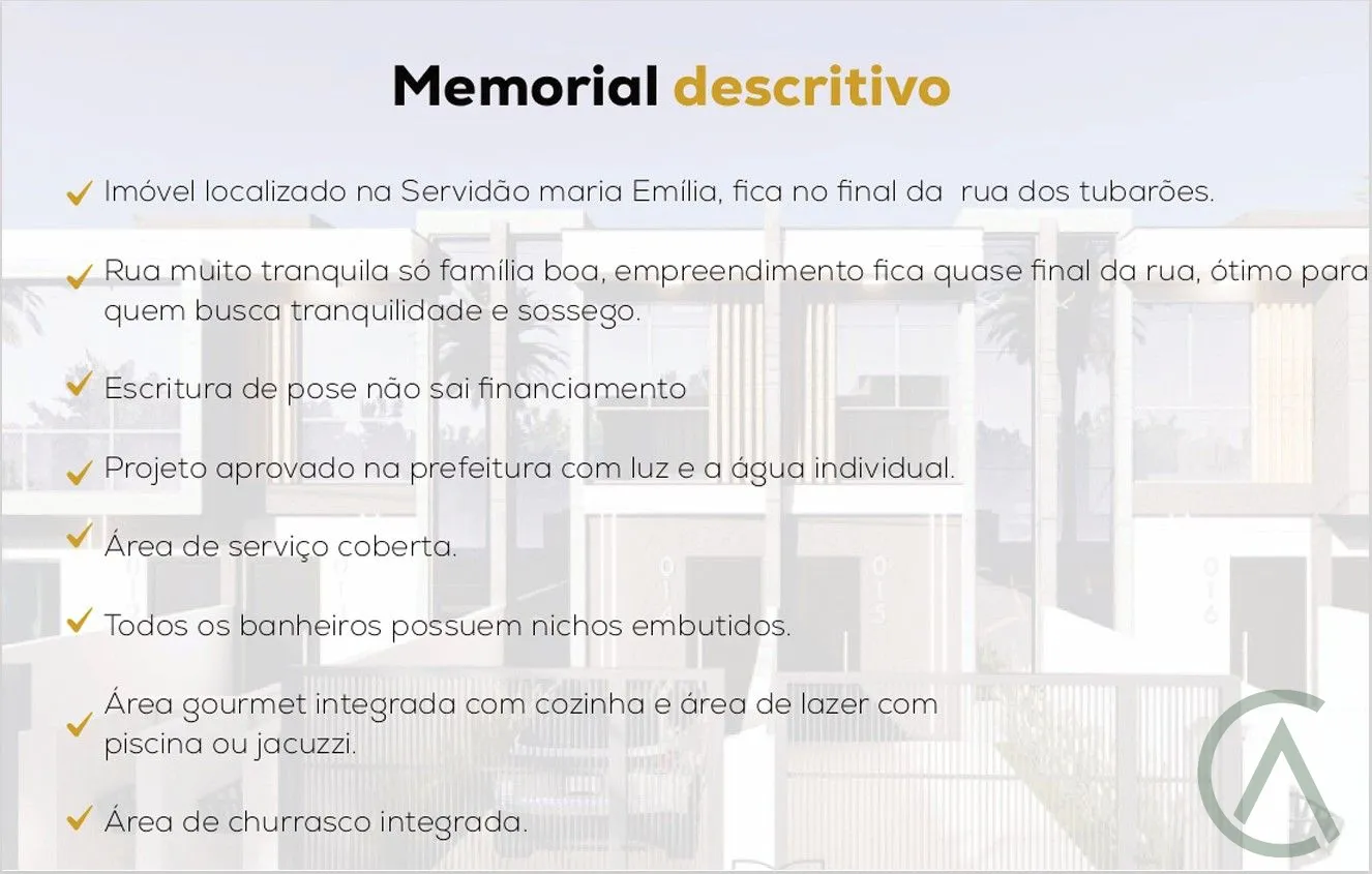 Casa com 2 Dormitórios à venda, 80 m² por R$ 480.000,00 Casa com 2 Dormitórios à venda, 80 m² por R$ 480.000,00